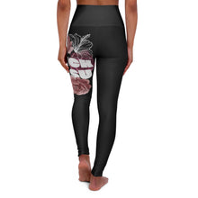 Load image into Gallery viewer, High Waisted Yoga Leggings Flowers