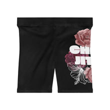 Load image into Gallery viewer, Flower Design Women's Biker Shorts