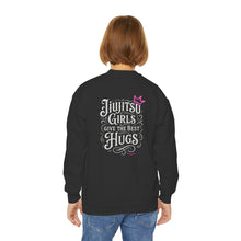 Load image into Gallery viewer, Chickjitsu Hugs Youth Crewneck Sweatshirt