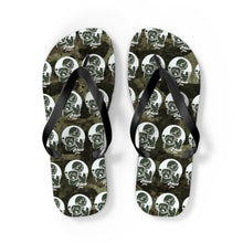 Load image into Gallery viewer, Camo Chickjitsu Beach Sandals