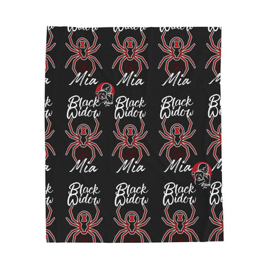 Black Widow Plush Blanket