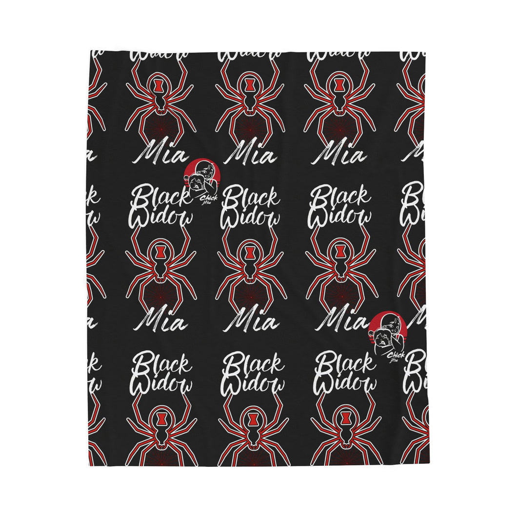 Black Widow Plush Blanket