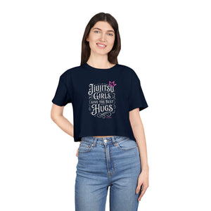 Jiujitsu Girl Hugs Crop