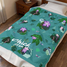 Load image into Gallery viewer, Snake Chickjitsu Plush Blanket