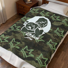 Load image into Gallery viewer, Camo Chickjitsu Plush Blanket