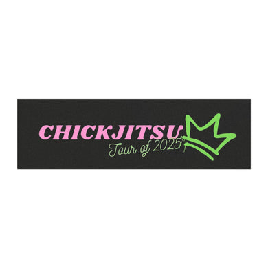 Chickjitsu Tour 10x3 Car Magnet