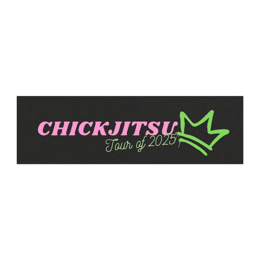 Chickjitsu Tour 10x3 Car Magnet
