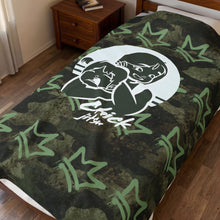 Load image into Gallery viewer, Camo Chickjitsu Plush Blanket