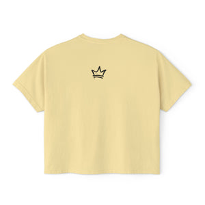 Sunflower Butterfly Women's Boxy Tee