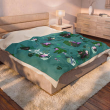 Load image into Gallery viewer, Snake Chickjitsu Plush Blanket