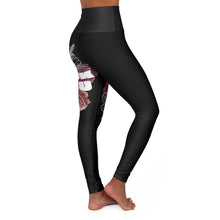 Load image into Gallery viewer, High Waisted Yoga Leggings Flowers