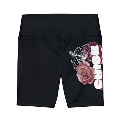 Women's Workout Shorts Flowers