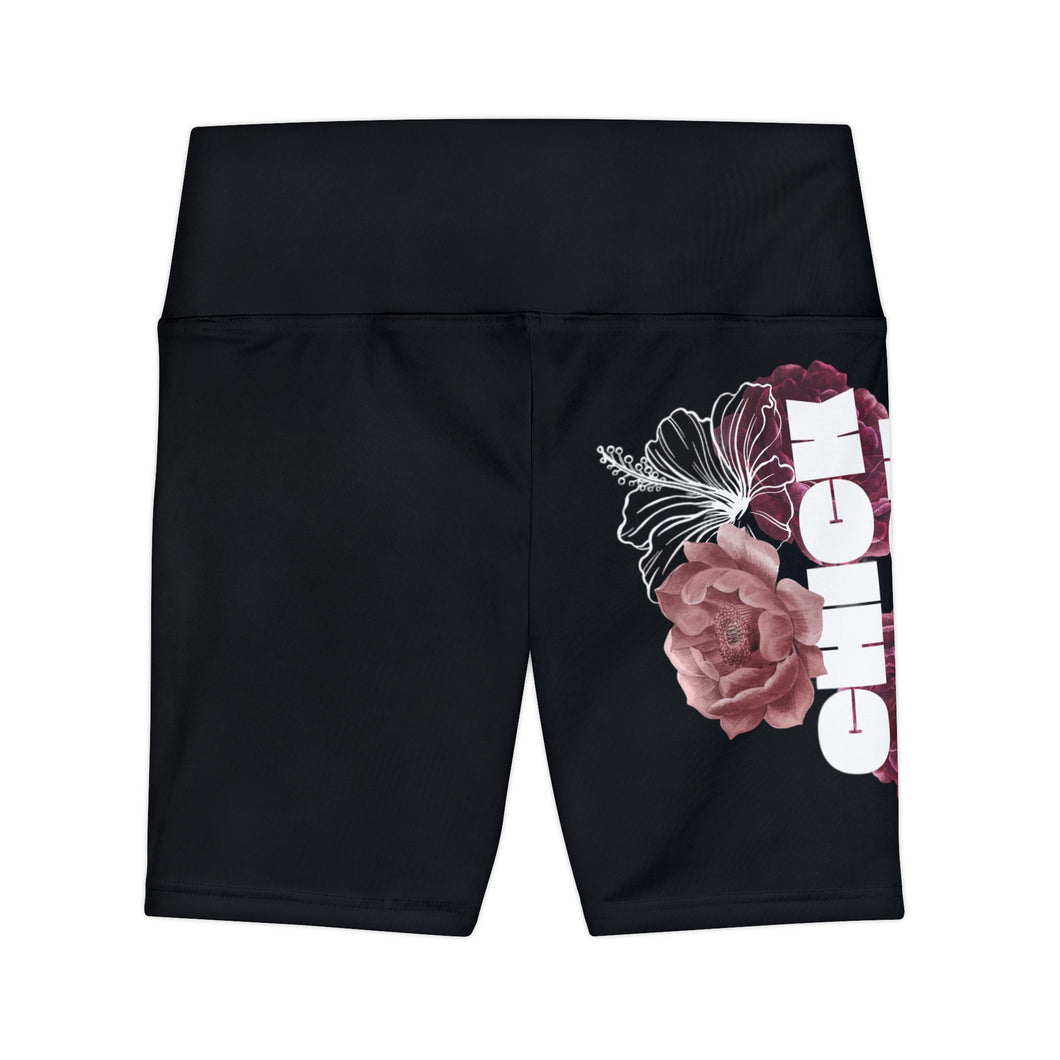 Women's Workout Shorts Flowers