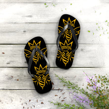 Load image into Gallery viewer, Chickjitsu Bee Flip Flops