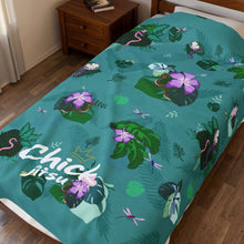 Load image into Gallery viewer, Snake Chickjitsu Plush Blanket