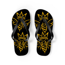 Load image into Gallery viewer, Chickjitsu Bee Flip Flops