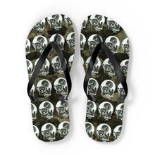 Load image into Gallery viewer, Camo Chickjitsu Beach Sandals