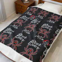 Load image into Gallery viewer, Black Widow Plush Blanket