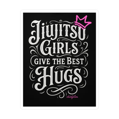 Chickjitsu hugs Vinyl Decals