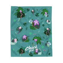 Load image into Gallery viewer, Snake Chickjitsu Plush Blanket