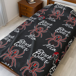 Black Widow Plush Blanket