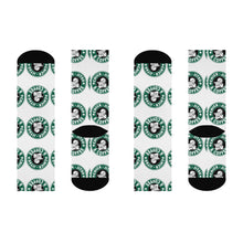 Load image into Gallery viewer, Chickjitsu and Cofffee Socks