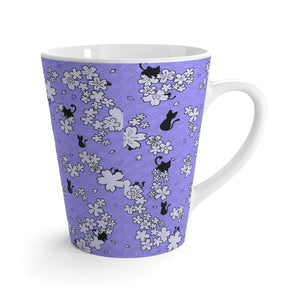Kitty Meow Meow Design by Dani Latte Mug 12oz