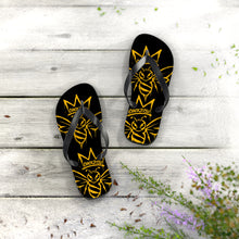 Load image into Gallery viewer, Chickjitsu Bee Flip Flops