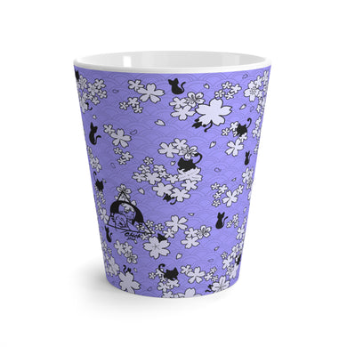 Kitty Meow Meow Design by Dani Latte Mug 12oz