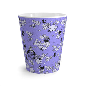 Kitty Meow Meow Design by Dani Latte Mug 12oz