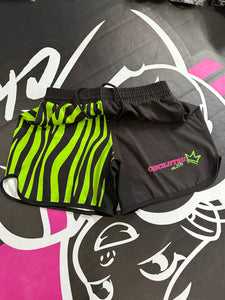 Green Zebra Shorts