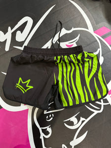 Green Zebra Shorts
