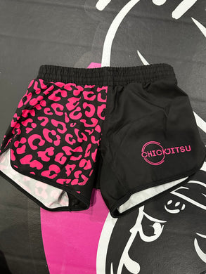 Pink Leopard Shorties