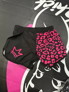 Pink Leopard Shorties